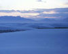 Soumrak ve White Sands - New Mexico