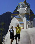 Sfinga pred kasinem Luxor